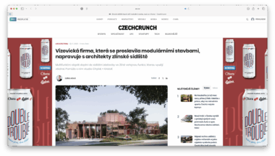 Vizovická firma, která se proslavila modulárními stavbami, napravuje s architekty zlínské sídliště