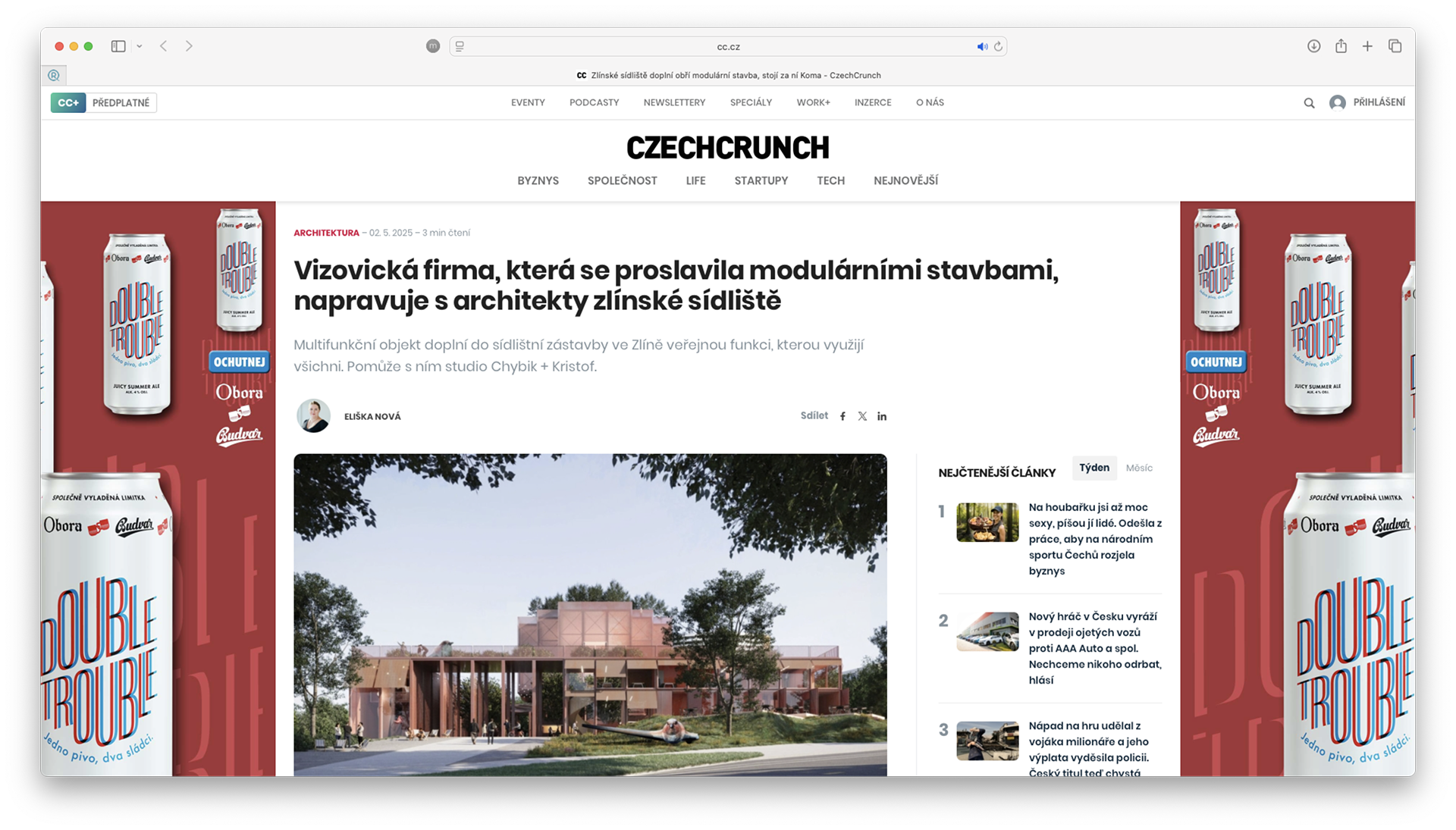 Vizovická firma, která se proslavila modulárními stavbami, napravuje s architekty zlínské sídliště